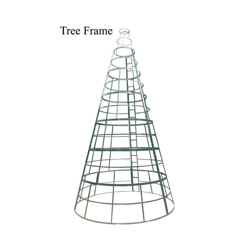 Giant Everest Fir Commercial Christmas Tower Tree 24' White C7 LED - over-10-feet
