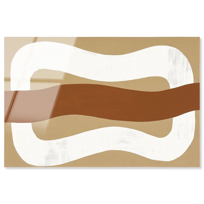 Minimal Wavy I Acrylic by Art Remedy, Ready to Hang - 36" x 24"
