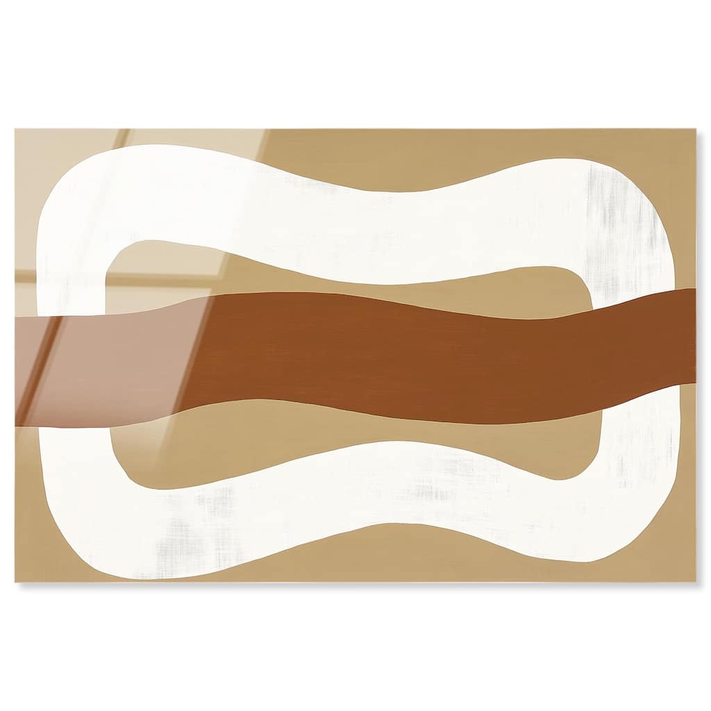 Minimal Wavy I Acrylic by Art Remedy, Ready to Hang