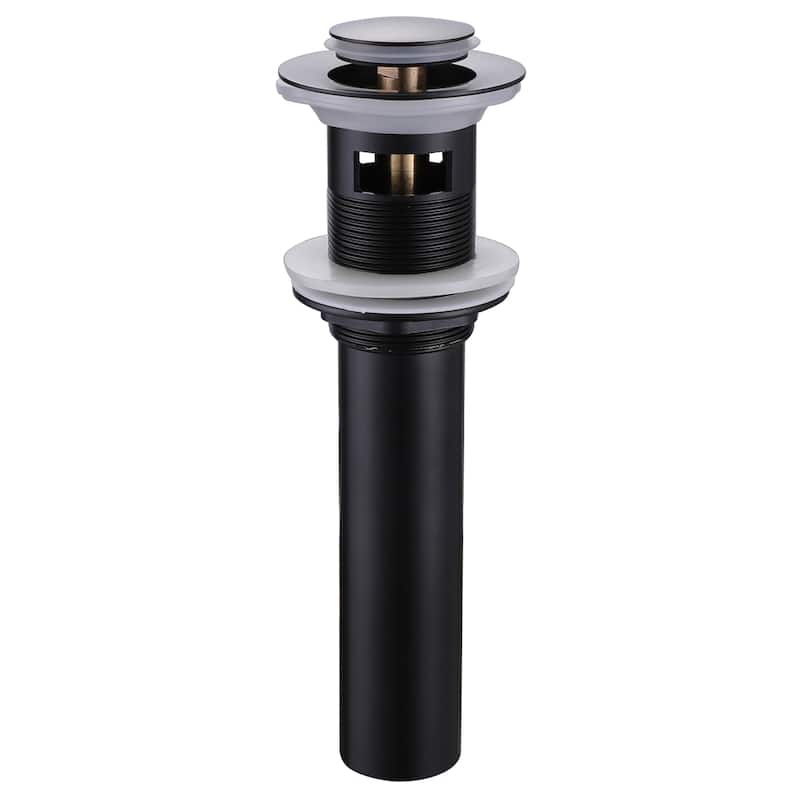 2.36'' W Pop-Up Kitchen Sink Drain - N/A - Matte Black