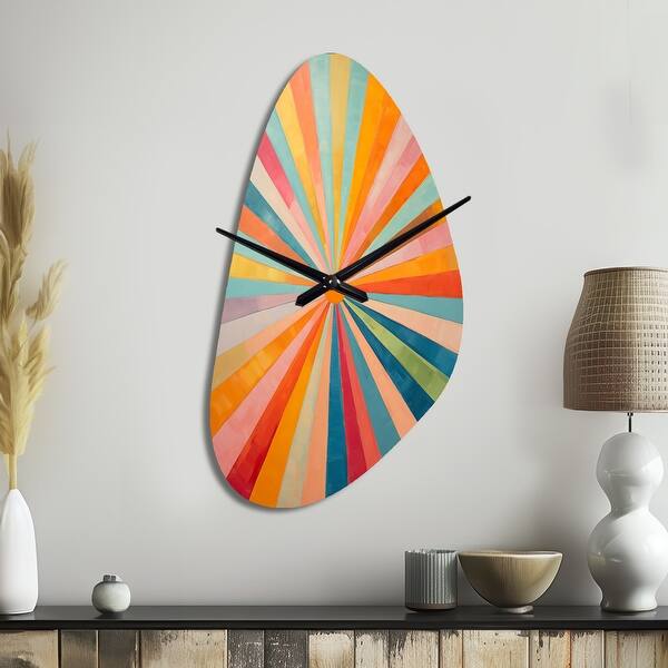 Colorful Mid Century Optical Serenade I - Abstract Midcentury Large ...