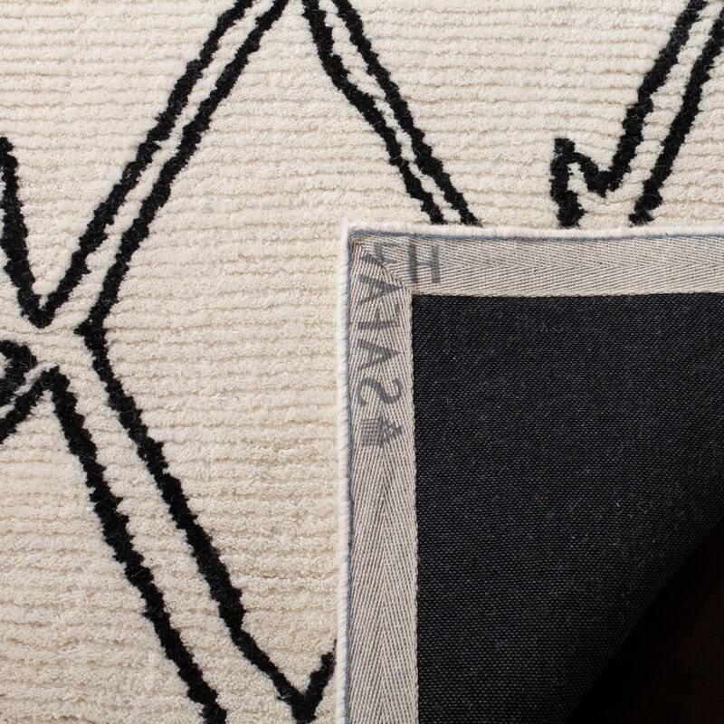 SAFAVIEH Handmade Casablanca Shag Charlyne Tribal Wool Rug