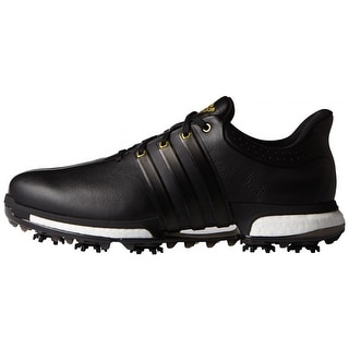 Adidas Men%27s Tour 360 Boost Black Gold Metallic Golf Shoes F33250 F33262