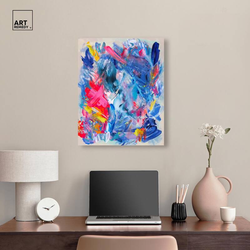 Colorburst Mirage Canvas by Art Remedy, Gallery Wrapped