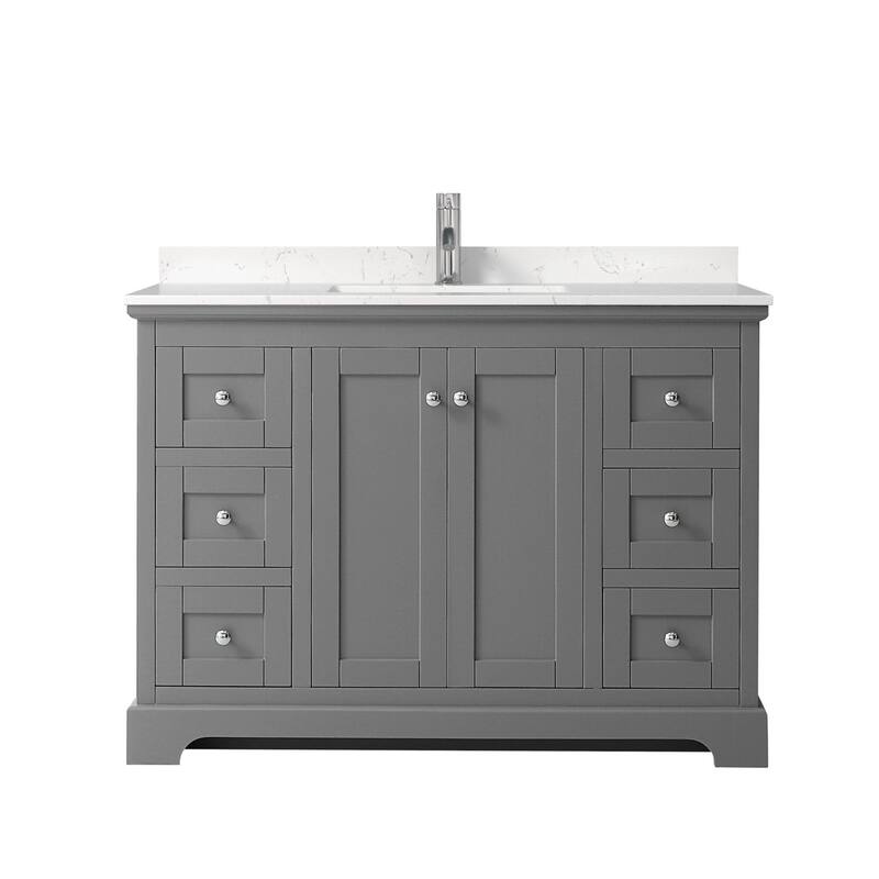 Wyndham Collection Avery 48" Free Standing Single Basin Vanity Set