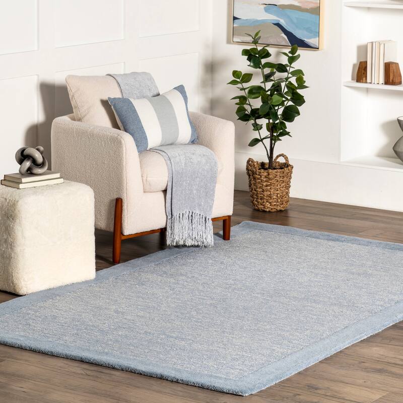 Nuloom Marianne Handmade Wool Border Area Rug