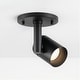preview thumbnail 7 of 5, Parry - Modern Black Integrated LED Spotlight with Adjustable Light Head, Flush Mount Spotlight and Wall Sconce - 5.12" x 6"
