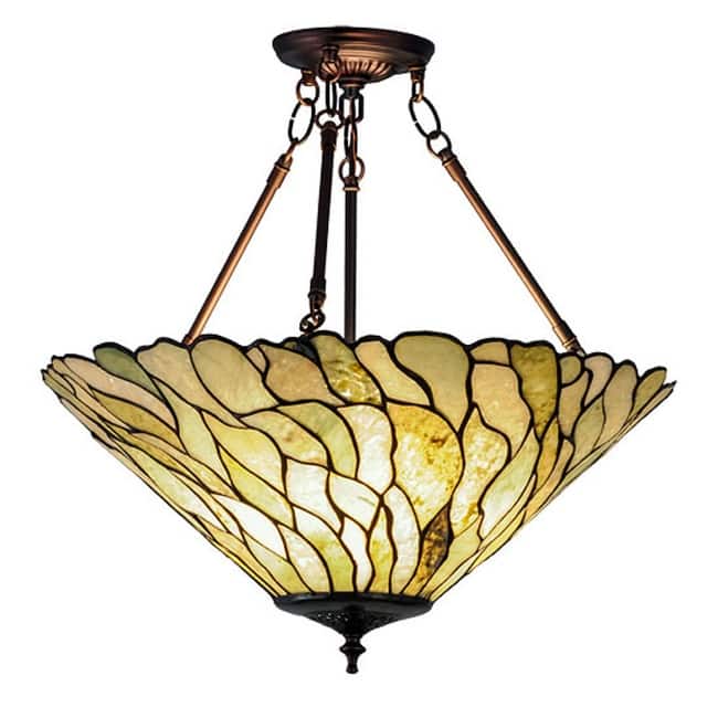 Meyda Tiffany 158688 Willow Jadestone 3 Light 20" Wide Pendant