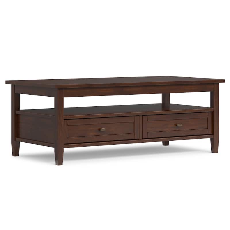 WYNDENHALL Norfolk Wood Transitional Coffee Table - 48 Inches wide