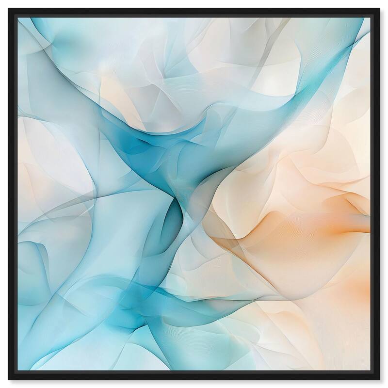 Quori III Canvas by Art Remedy - Black - 12" x 12"