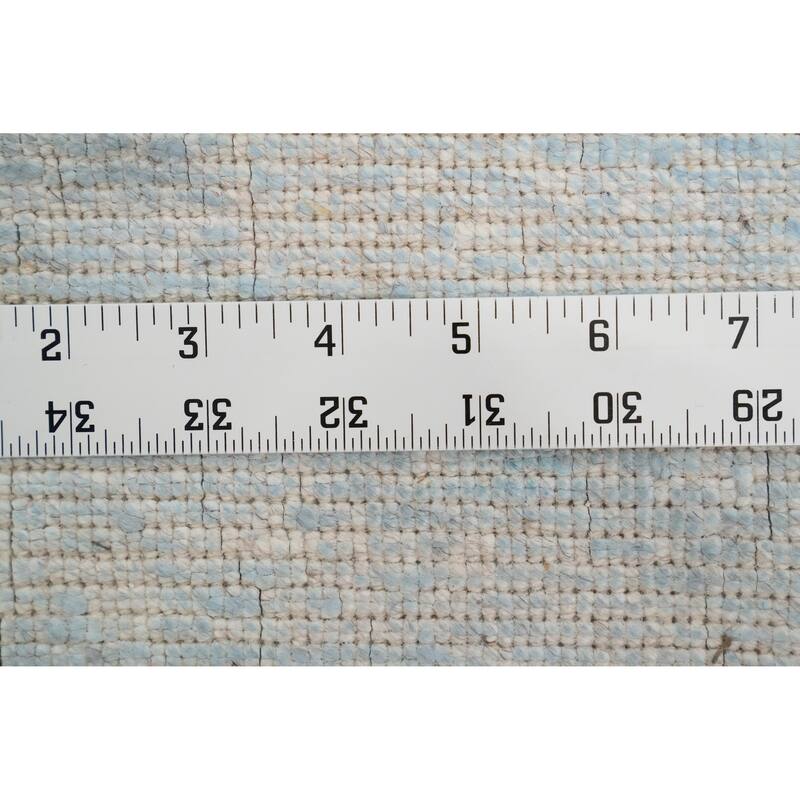 Hand Knotted Oriental Viscose Silk Carpet Modern Pictorial Multi-Colored Abstract Area Rug - 7' 10'' X 5' 1''