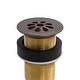 preview thumbnail 1 of 3, SinkSense 1.5" Grid Sink Drain in Aged Copper - No Overflow