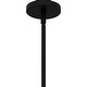 preview thumbnail 6 of 7, Frankie 4-Light Matte Black Pendant