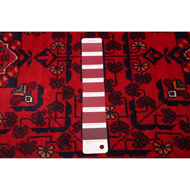 ECARPETGALLERY Hand-knotted Finest Khal Mohammadi Red Wool Rug - 4'11 x 6'6