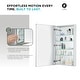 preview thumbnail 43 of 89, Bathroom Medicine Cabinet, Aluminum, Recessed/Surface Mount, Right/Left Hinged, Mirrored Interior