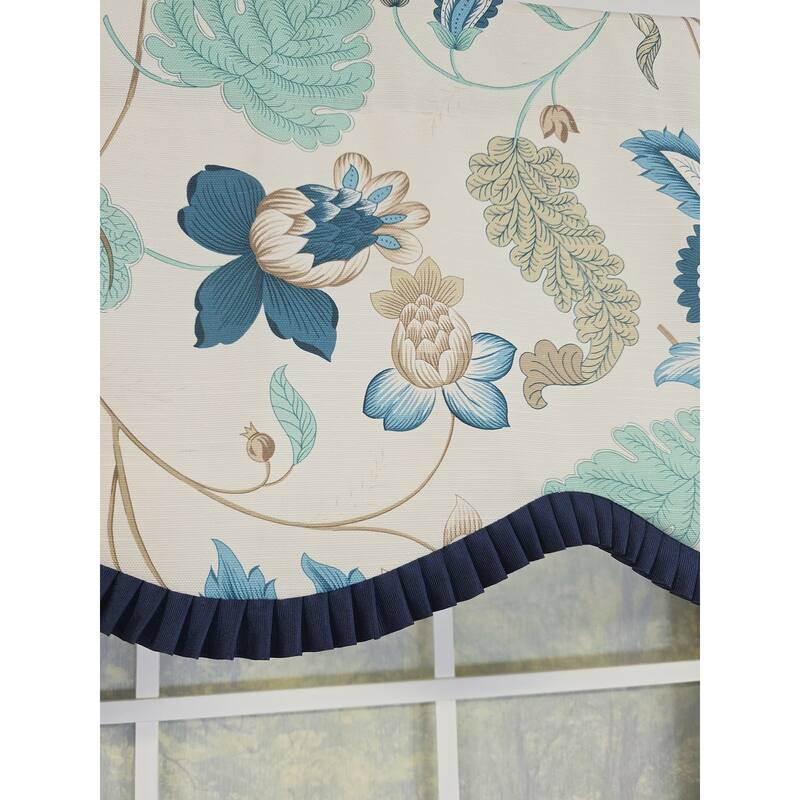 RLF Home Samanta Ruffled Provance Valance