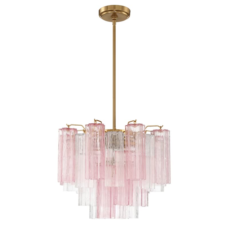 Crystorama Lighting Group ADD-300-SP Addis 4 Light 18" Wide Chandelier