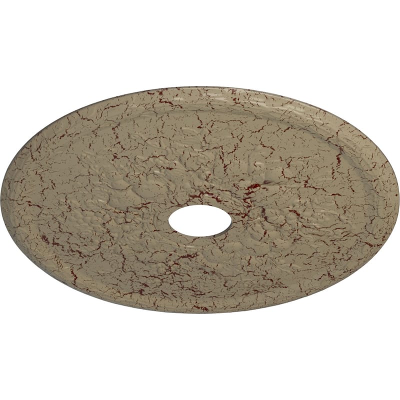 22 5/8"OD x 3 5/8"ID x 5/8"P Grape Ceiling Medallion