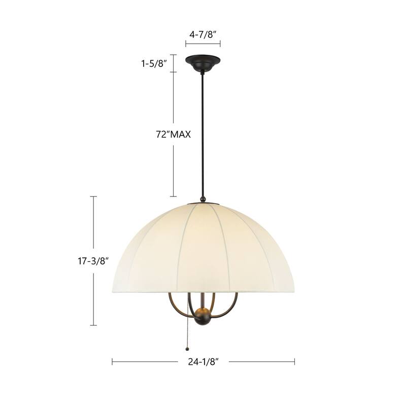 Alora Lighting PD661424 Crosby 4 Light 24" Wide Pendant