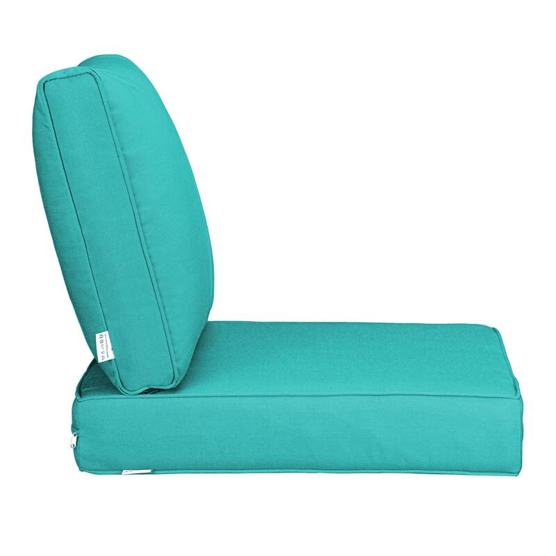 Outdoor Waterproof Rectangle Deep Seat Chair Cushion