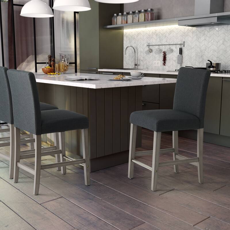 Laura Upholstered 25" Counter Height Bar Stool