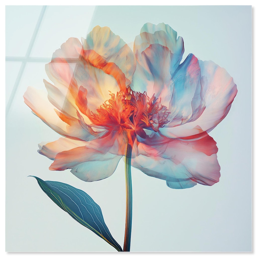 Peony Phases Acrylic by Art Remedy, Ready to Hang