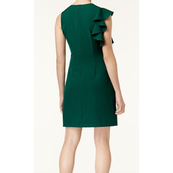 julia jordan ruffled sheath dress