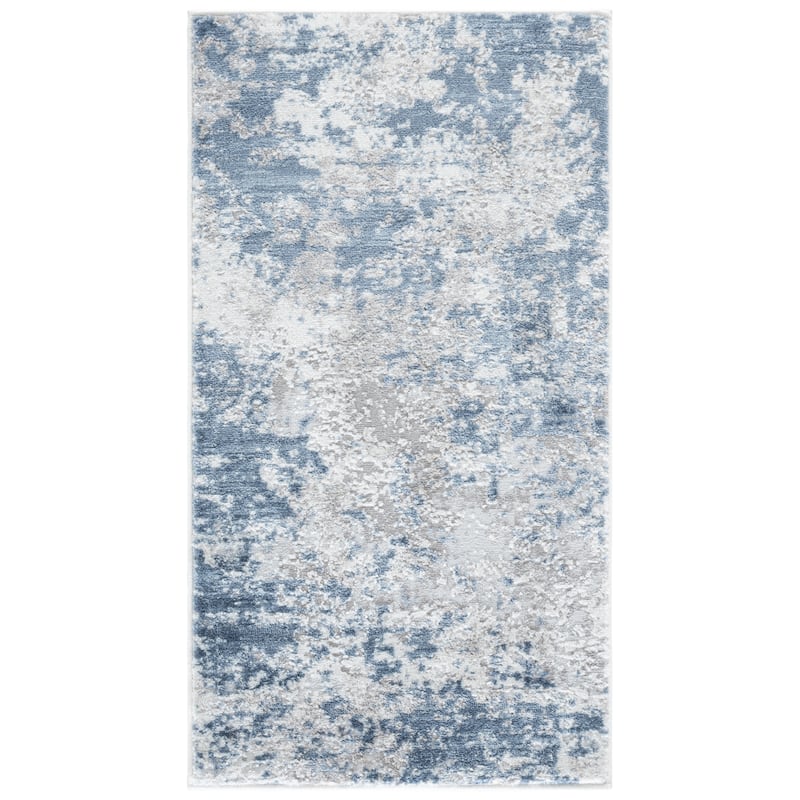 SAFAVIEH Amelia Madlaina Abstract Rug - 2'2" x 4' - Dark Blue/Grey