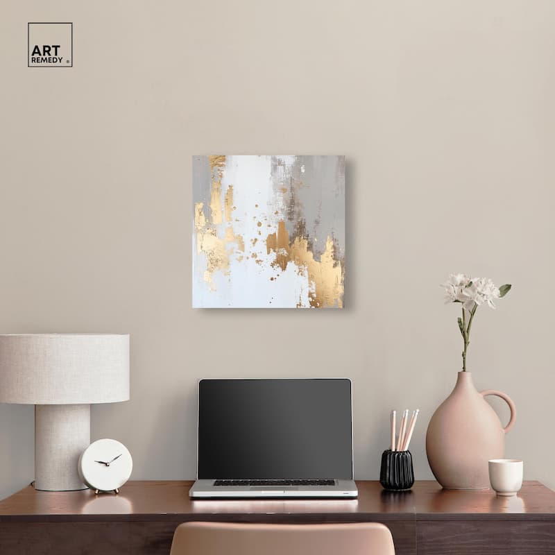 Ghostly Glimmer II Canvas by Art Remedy, Gallery Wrapped