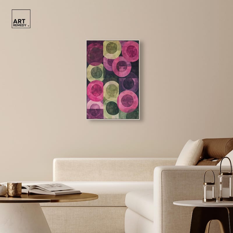 Orbital Pattern Canvas by Art Remedy