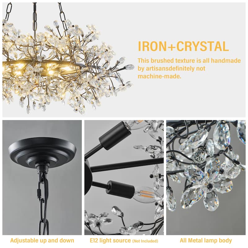 KAYLA D800/D1000/L1300 Tree Branch Chandelier Dining Pendant - Copper Color