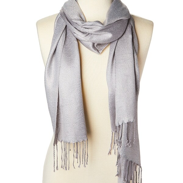 metallic scarf