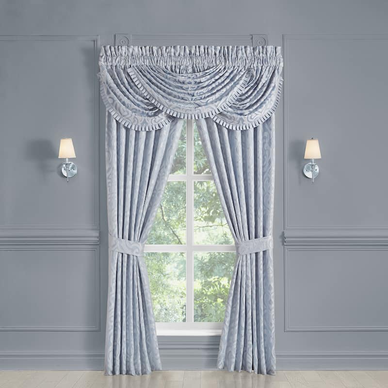 J. Queen New York Liana Window Panel Pair - 84 Inches - Powder Blue