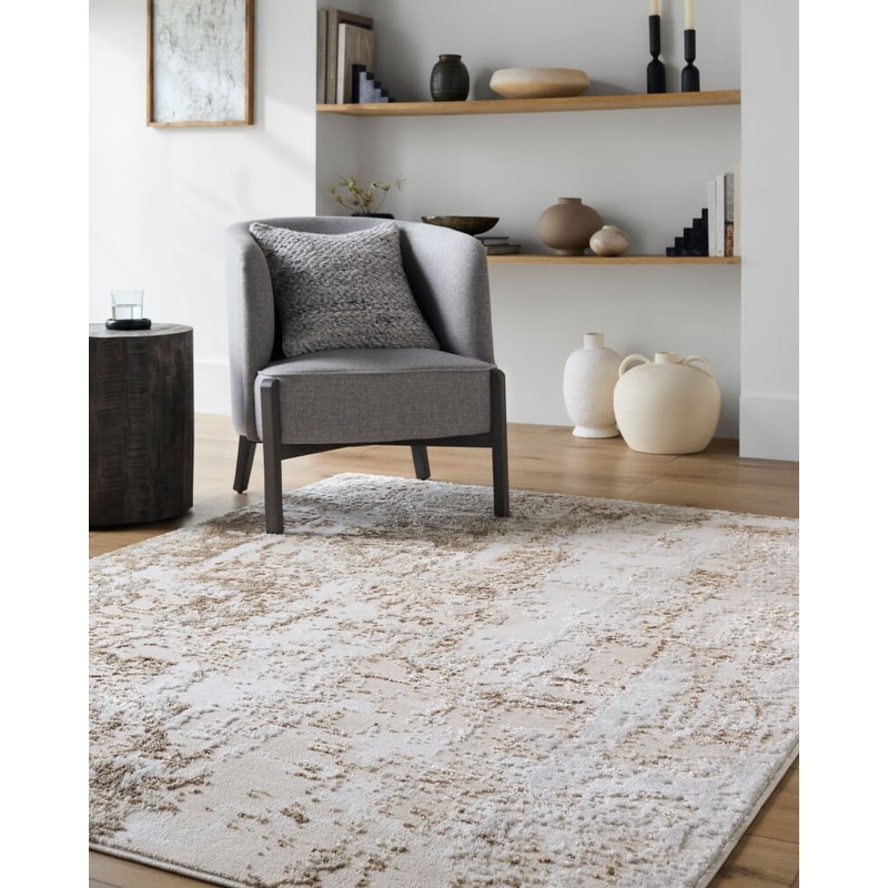 Livabliss Transitional Sunrise Abstract Area Rug.
