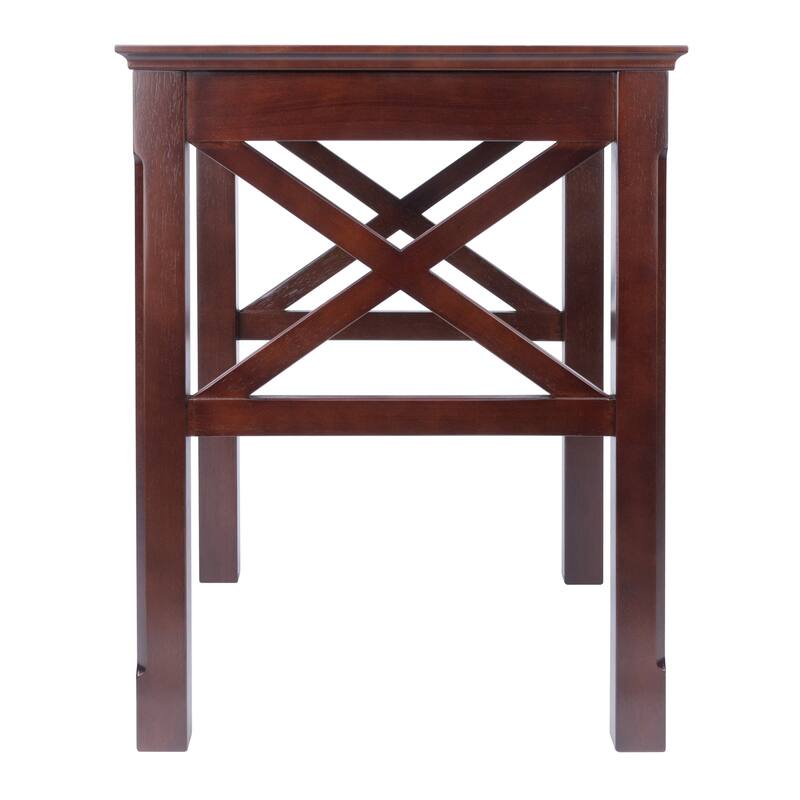Xola 3-Pc Nesting Tables, Cappuccino - 21.1"W x 17.3"D x 22.1"H.