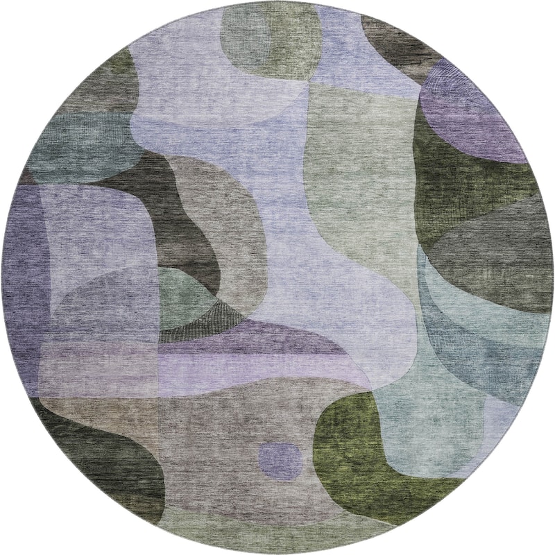 Premium Washable Super Soft Abstract Contemporary Mayfield Rug