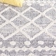 preview thumbnail 5 of 4, Martha Stewart Lucia Shag Sarika Contemporary Rug