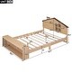 preview thumbnail 9 of 32, Platform bed with house shape headboard