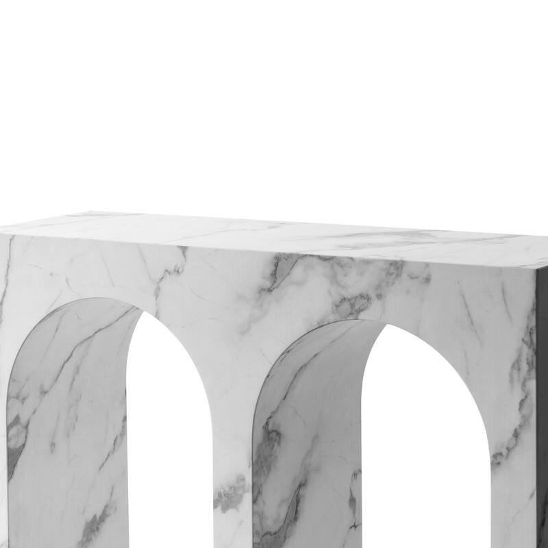 43" Marble Console Table