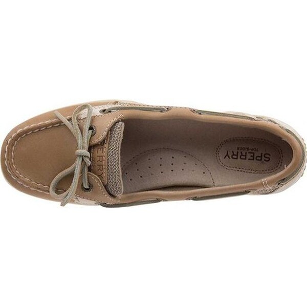 women's angelfish linen boat shoe