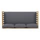 preview thumbnail 9 of 30, Claremont Farmhouse Outdoor 3 Seater Daybed with Water-Resistant Cushion by Christopher Knight Home
