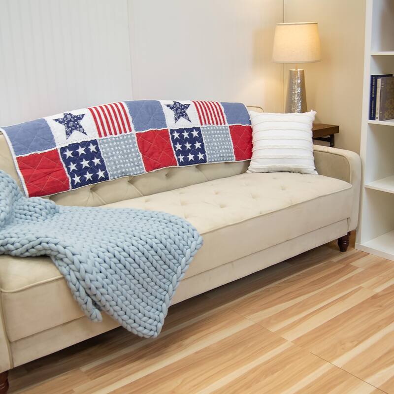 Your Lifestyle by Donna Sharp Star & Stripe Cotton Throw Blanket