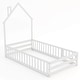 preview thumbnail 2 of 20, Costway Twin Size Montessori Floor Bed for Toddler with Lockable Door
