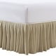 preview thumbnail 68 of 95, Serenta Pleated Bedskirt 18" Drop King - nomad