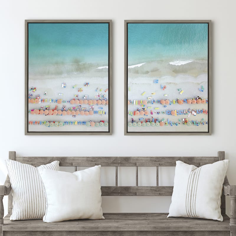 Kate and Laurel Sylvie Monterosso 6 Framed Canvas Set by Rachel Bolgov