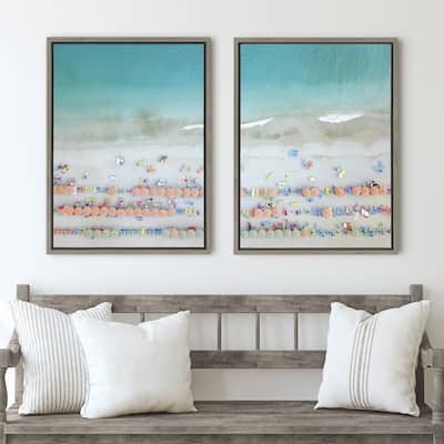 Kate and Laurel Sylvie Monterosso 6 Framed Canvas Set by Rachel Bolgov