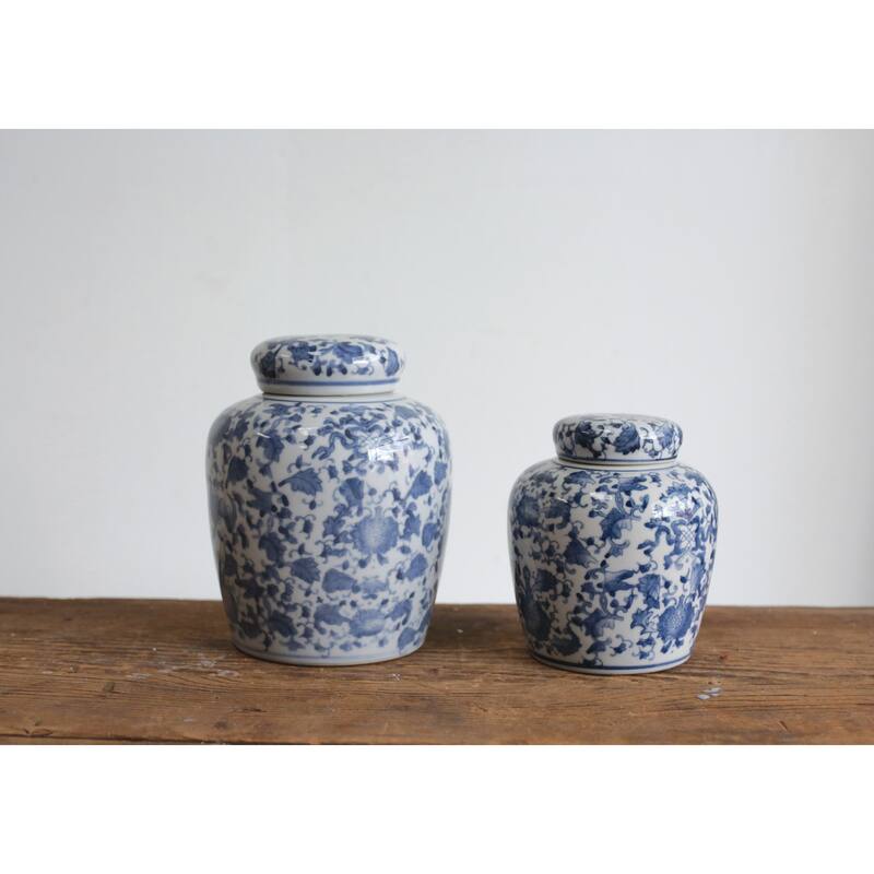 Ceramic Ginger Jar with Lid