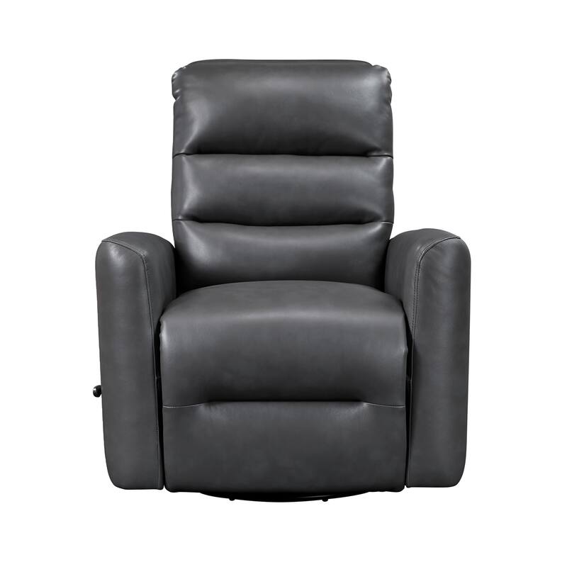 Preston 35" Faux Leather Swivel Glider Recliner - 360-Degree Swivel