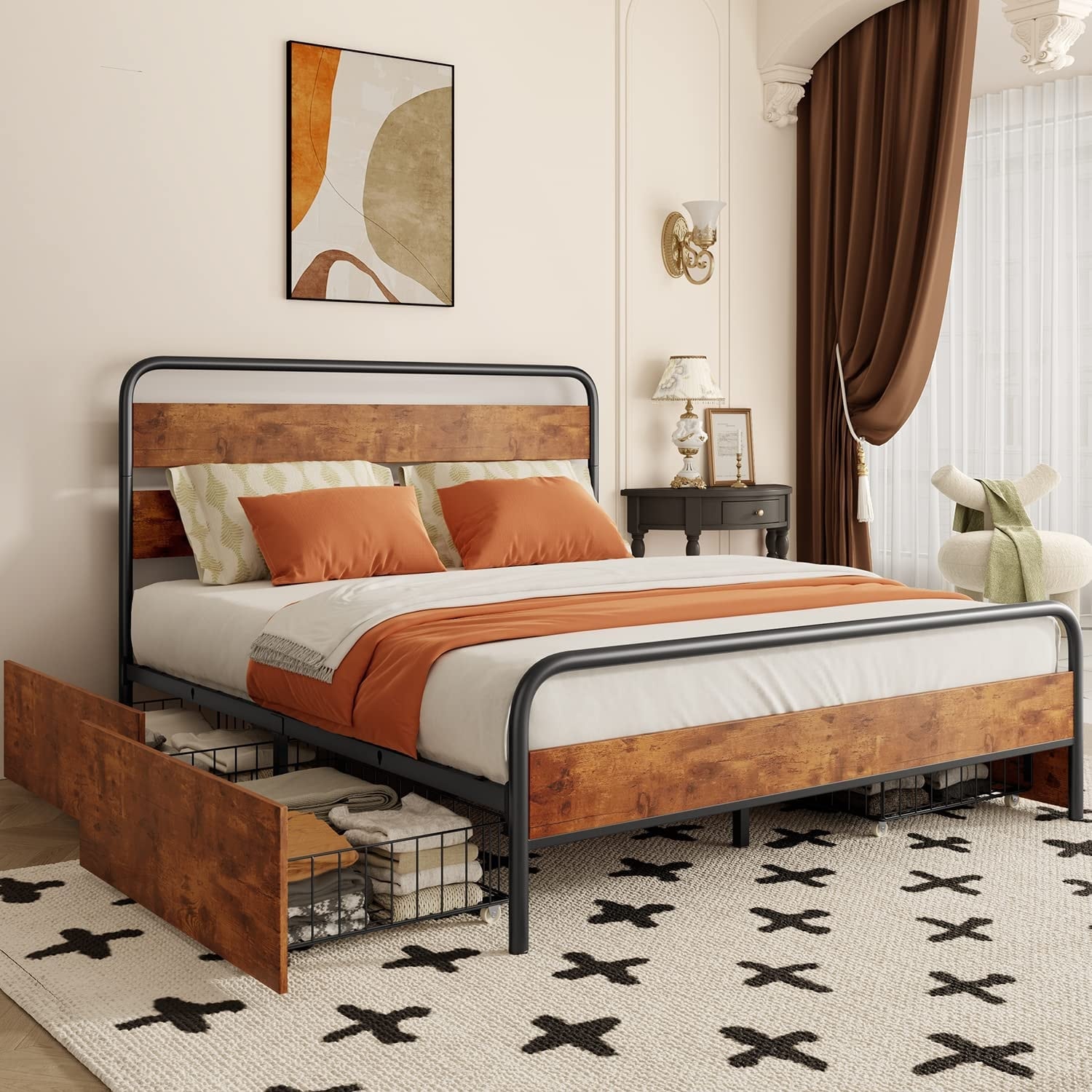 Zinus eli store bed frame