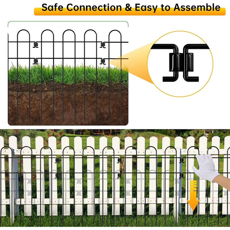 Decorative Garden Fence Metal Panel